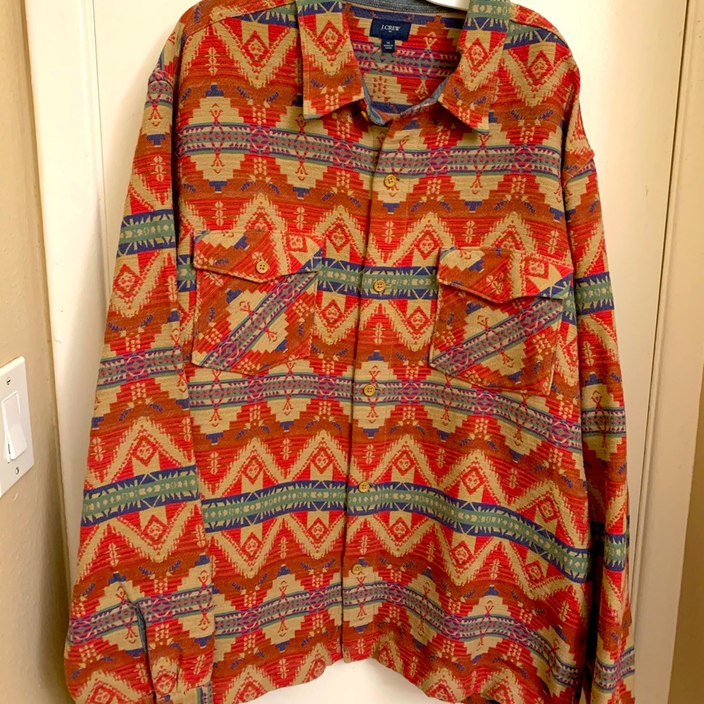 J. Crew Pattern Button Down